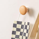 Maxbell Wood Wall Hook Multipurpose Single Coat Hat Rack for Living Room Bag Beech