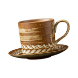 Maxbell Cappuccino Coffee Cup and Saucer Set Tableware Tea Cup for Office Home Party