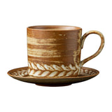 Maxbell Cappuccino Coffee Cup and Saucer Set Tableware Tea Cup for Office Home Party