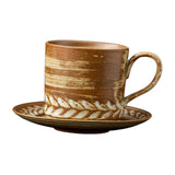 Maxbell Cappuccino Coffee Cup and Saucer Set Tableware Tea Cup for Office Home Party