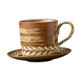 Maxbell Cappuccino Coffee Cup and Saucer Set Tableware Tea Cup for Office Home Party