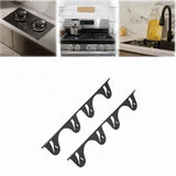 Maxbell Stoves Counter Cover Adjustable Side Filler for Dining Room Hotel Countertop black