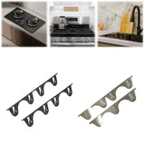 Maxbell Stoves Counter Cover Adjustable Side Filler for Dining Room Hotel Countertop black