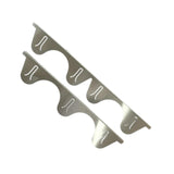 Maxbell Stoves Counter Cover Adjustable Side Filler for Dining Room Hotel Countertop silver
