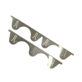 Maxbell Stoves Counter Cover Adjustable Side Filler for Dining Room Hotel Countertop silver