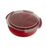 Maxbell Divided Serving Tray with Lid Dustproof for Wedding Spring Festival New Year without bear