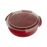 Maxbell Divided Serving Tray with Lid Dustproof for Wedding Spring Festival New Year without bear