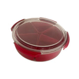 Maxbell Divided Serving Tray with Lid Dustproof for Wedding Spring Festival New Year without bear