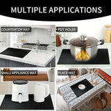 Maxbell Induction Cooktop Mat Reusable Electric Stoves Mat for Soup Pots Cabinet Dish Rectangle