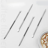 Maxbell Coffee Decorative Art Pin Coffee Carving Pen for Coffee Shop Household Latte Without Wood Handle
