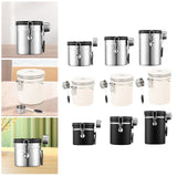 Maxbell Coffee Canister Gadgets Coffee Storage Container for Tea Cookie Coffee Beans Silver 1.2L