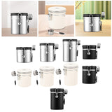 Maxbell Coffee Canister Gadgets Coffee Storage Container for Tea Cookie Coffee Beans Silver 1.2L