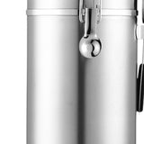 Maxbell Coffee Canister Gadgets Coffee Storage Container for Tea Cookie Coffee Beans Silver 1.8L