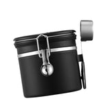 Maxbell Coffee Canister Gadgets Coffee Storage Container for Tea Cookie Coffee Beans Black 1.2L