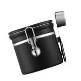 Maxbell Coffee Canister Gadgets Coffee Storage Container for Tea Cookie Coffee Beans Black 1.2L