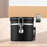 Maxbell Coffee Canister Gadgets Coffee Storage Container for Tea Cookie Coffee Beans Black 1.2L