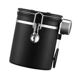 Maxbell Coffee Canister Gadgets Coffee Storage Container for Tea Cookie Coffee Beans Black 1.5L