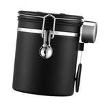 Maxbell Coffee Canister Gadgets Coffee Storage Container for Tea Cookie Coffee Beans Black 1.5L