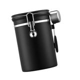 Maxbell Coffee Canister Gadgets Coffee Storage Container for Tea Cookie Coffee Beans Black 1.8L