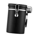 Maxbell Coffee Canister Gadgets Coffee Storage Container for Tea Cookie Coffee Beans Black 1.8L