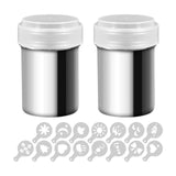 Maxbell Flour Sifter Portable Stainless Steel Powder Shaker for Chocolate Home S