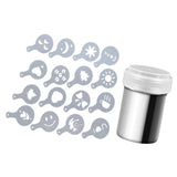 Maxbell Flour Sifter Portable Stainless Steel Powder Shaker for Chocolate Home L