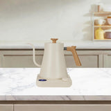 Maxbell Electric Coffee Kettle Electric Pour over Kettle for Cafe Bar Home Tea House white