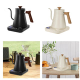 Maxbell Electric Gooseneck Pour over Kettle Tea Kettle for Tea House Cafe Bar Office black