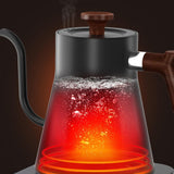 Maxbell Electric Gooseneck Pour over Kettle Tea Kettle for Tea House Cafe Bar Office black