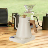 Maxbell Electric Gooseneck Pour over Kettle Tea Kettle for Tea House Cafe Bar Office white