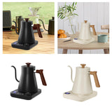 Maxbell Gooseneck Electric Kettle Gooseneck Coffee Kettle for Outdoor Camping Picnic black