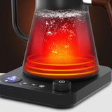 Maxbell Gooseneck Electric Kettle Gooseneck Coffee Kettle for Outdoor Camping Picnic black