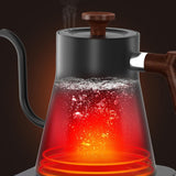 Maxbell Gooseneck Electric Kettle Gooseneck Coffee Kettle for Outdoor Camping Picnic black