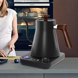 Maxbell Gooseneck Electric Kettle Gooseneck Coffee Kettle for Outdoor Camping Picnic black