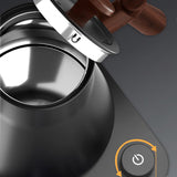 Maxbell Gooseneck Electric Kettle Gooseneck Coffee Kettle for Outdoor Camping Picnic black