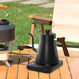 Maxbell Gooseneck Electric Kettle Gooseneck Coffee Kettle for Outdoor Camping Picnic black