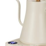 Maxbell Gooseneck Electric Kettle Gooseneck Coffee Kettle for Outdoor Camping Picnic white
