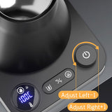Maxbell Gooseneck Electric Kettle Gooseneck Coffee Kettle for Restaurant Home Office Black