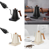 Maxbell Gooseneck Electric Kettle Gooseneck Coffee Kettle for Restaurant Home Office Black