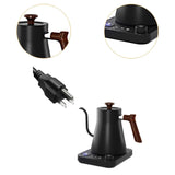 Maxbell Gooseneck Electric Kettle Gooseneck Coffee Kettle for Restaurant Home Office Black