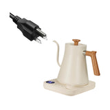 Maxbell Gooseneck Electric Kettle Gooseneck Coffee Kettle for Restaurant Home Office White