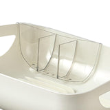 Maxbell Kitchen Dish Drying Rack Multipurpose Compact Cutlery Holder Dish Dryer Rack White