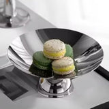 Maxbell Serving Plate Multifunction Dessert Bowl for Centerpiece Countertop Bathroom Silver