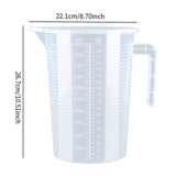 Maxbell Baking Measuring Cup Kitchen Baking Cooking Wide Mouth for Cleaning Utensils 5000 ml