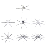 Maxbell Pie Divider Easy to Use with Handles Pie Cutter for Home Restaurant Domestic 5 Slices