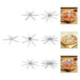 Maxbell Pie Divider Easy to Use with Handles Pie Cutter for Home Restaurant Domestic 5 Slices