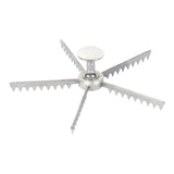 Maxbell Pie Divider Easy to Use with Handles Pie Cutter for Home Restaurant Domestic 5 Slices