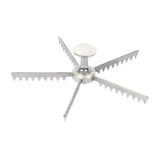 Maxbell Pie Divider Easy to Use with Handles Pie Cutter for Home Restaurant Domestic 5 Slices