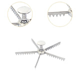 Maxbell Pie Divider Easy to Use with Handles Pie Cutter for Home Restaurant Domestic 5 Slices