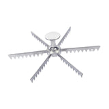 Maxbell Pie Divider Easy to Use with Handles Pie Cutter for Home Restaurant Domestic 6 Slices